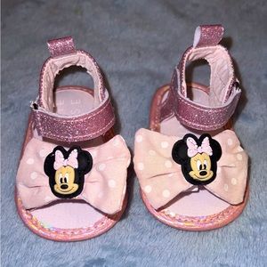 Mini mouse sandals.